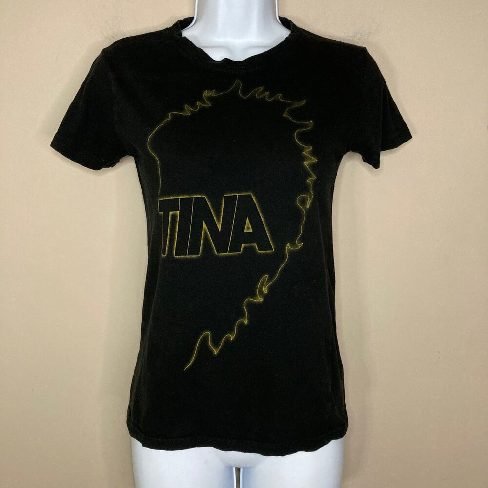 Tina Turner Black Graphic T Shirt Size Small 2008 Tour Merchandise Live Nation